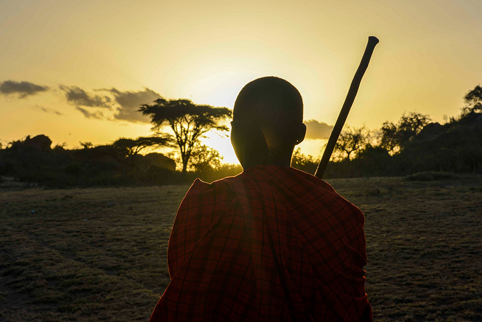 Excursión con Masais